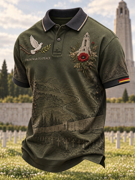 Men's Remembrance Day Polo Shirt