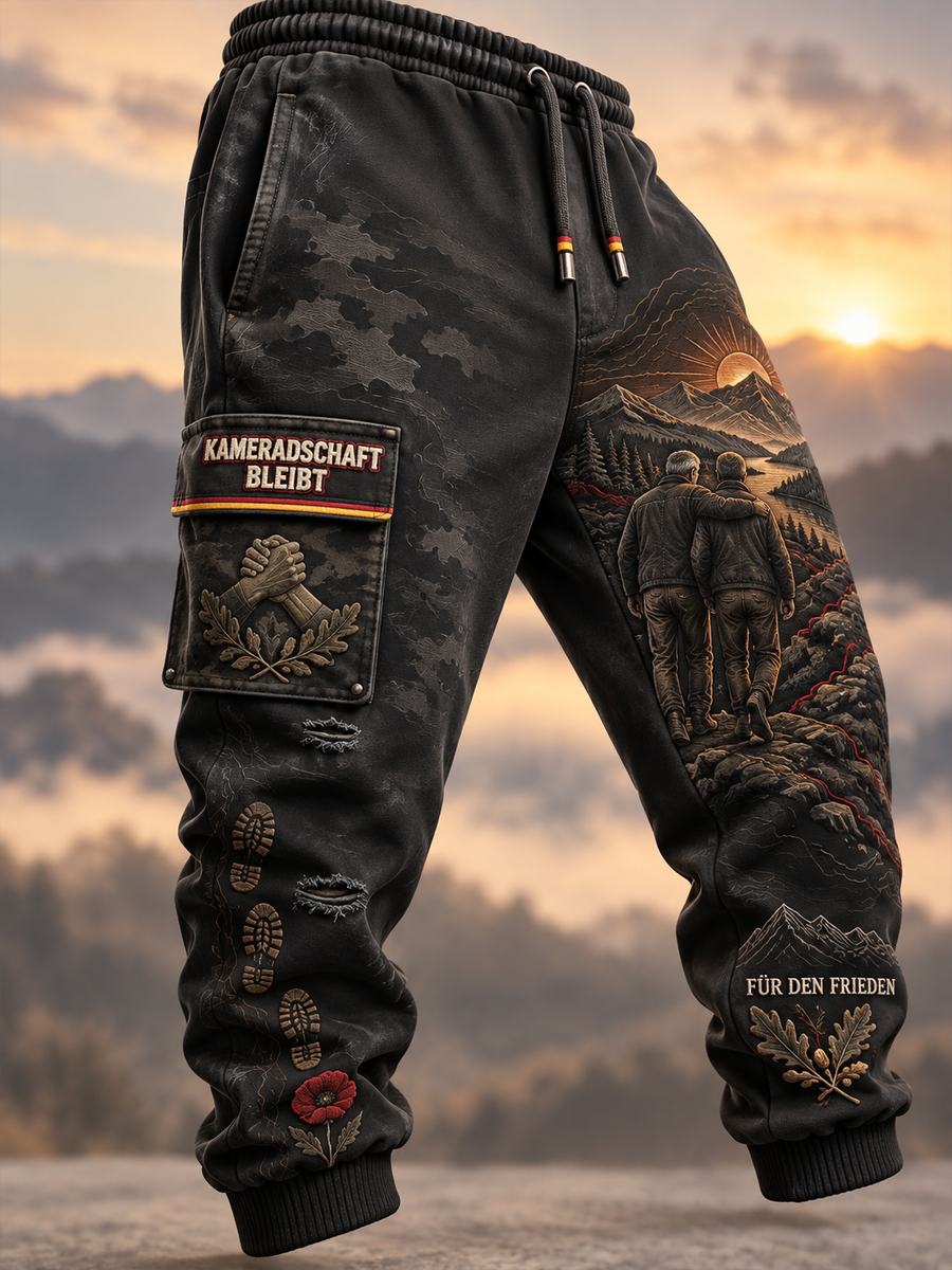 Men's Veteran Casual Sweatpants Trousers