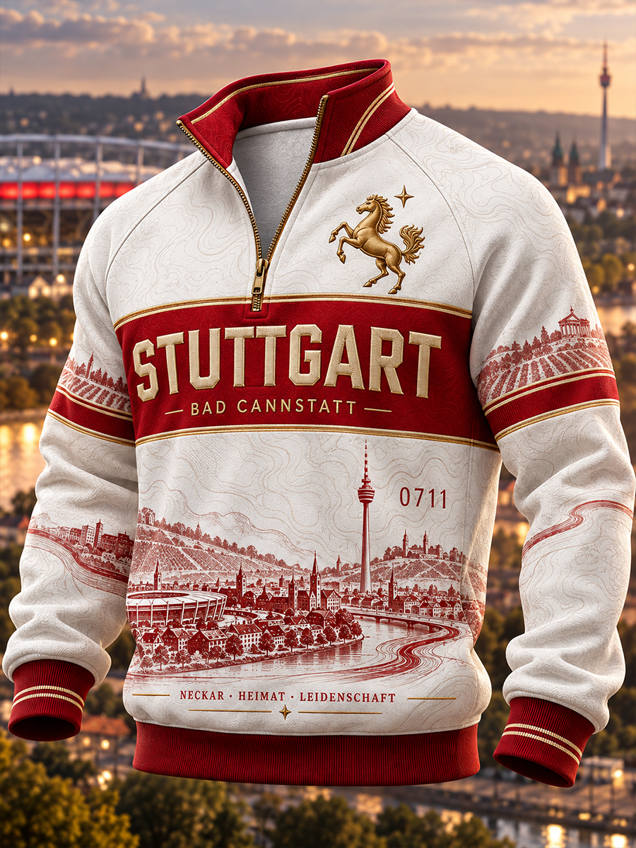 Men's Vfb Stuttgart Zip-Up Hoodie