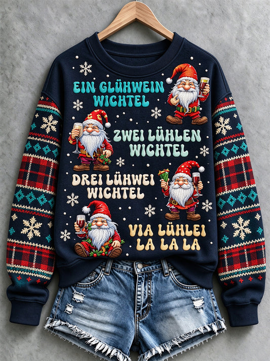 Women's Christmas Print Casual Sweatshirt