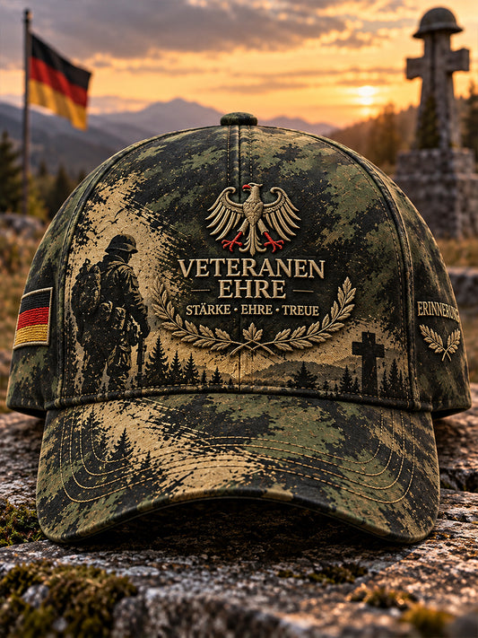 Men's Veteran Memorial Graphic Print Hat
