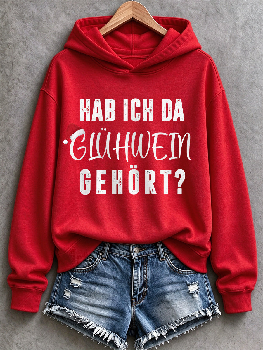 Women's Christmas Print Casual Hoodie