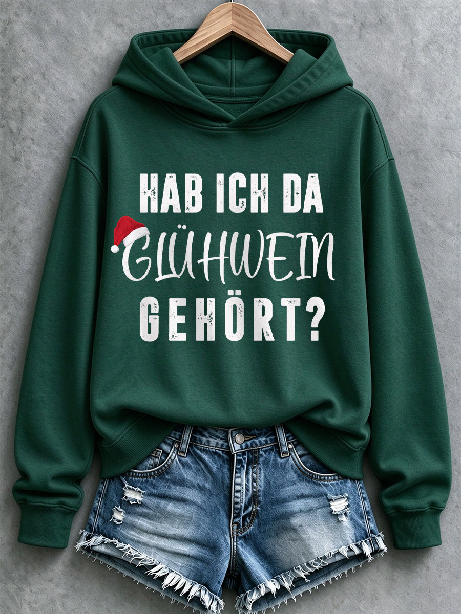 Women's Christmas Print Casual Hoodie