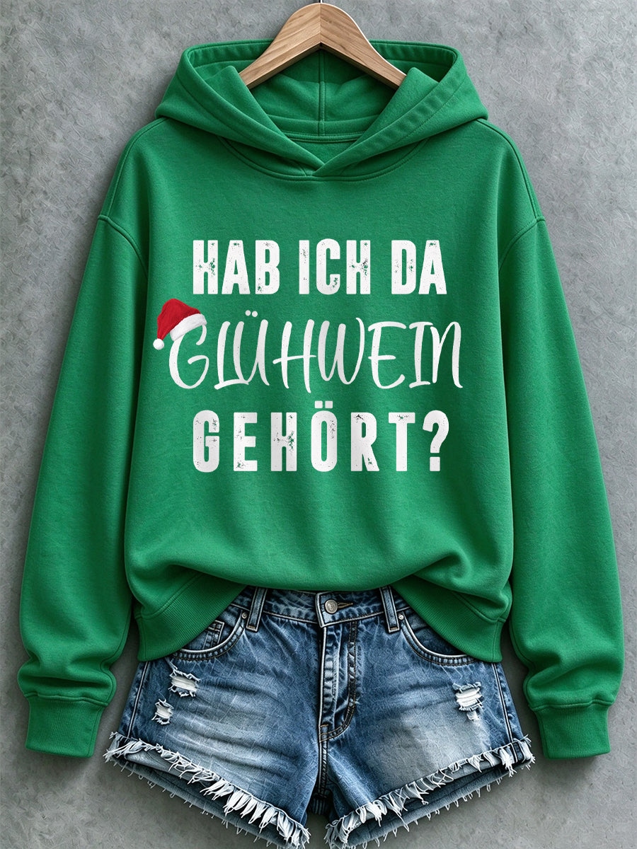 Women's Christmas Print Casual Hoodie