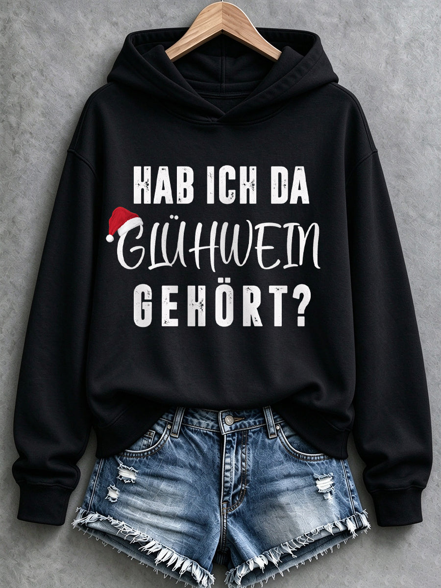 Women's Christmas Print Casual Hoodie