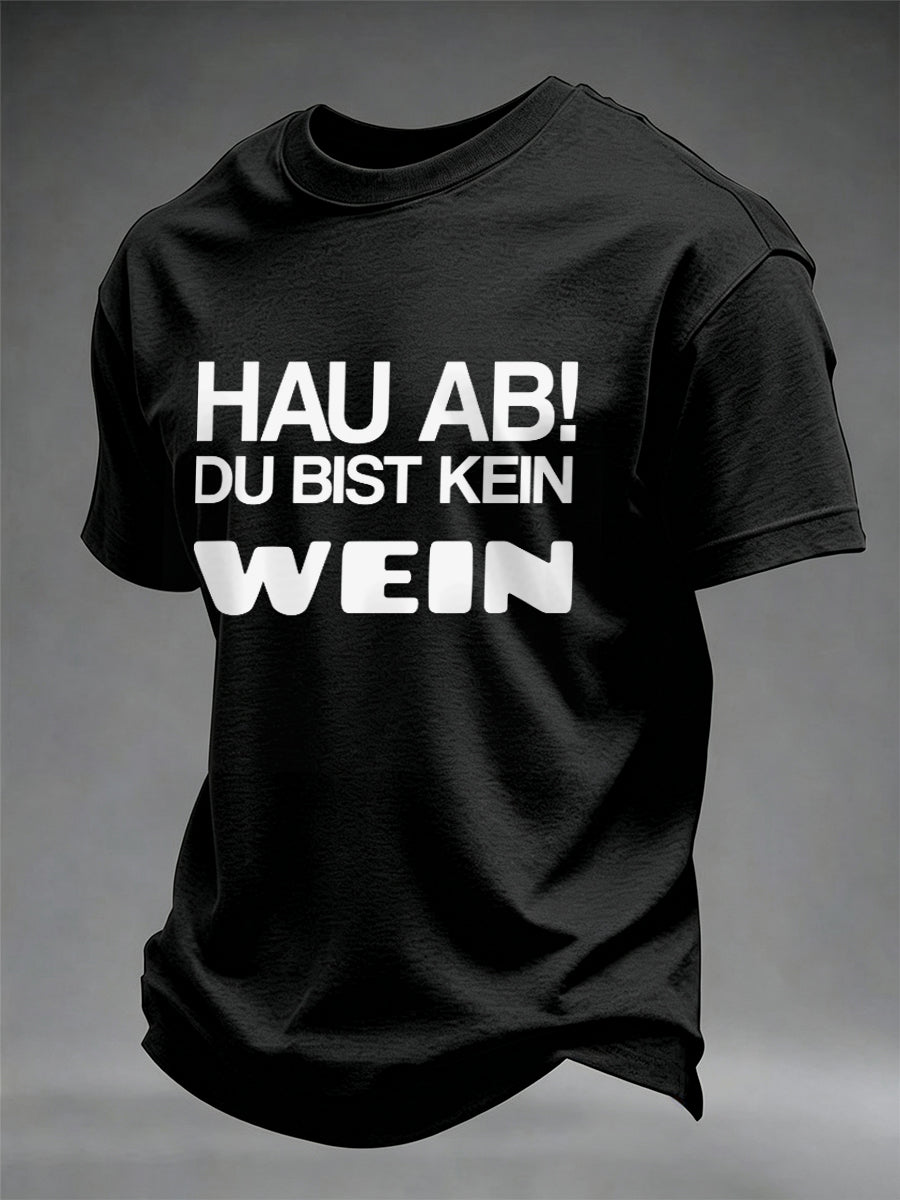 Men's Glühwein Print Short Sleeve T-shirt