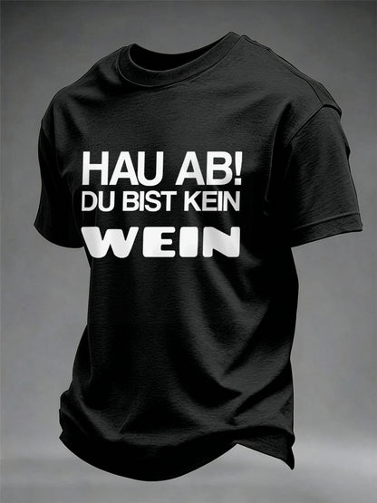 Men's Glühwein Print Short Sleeve T-shirt