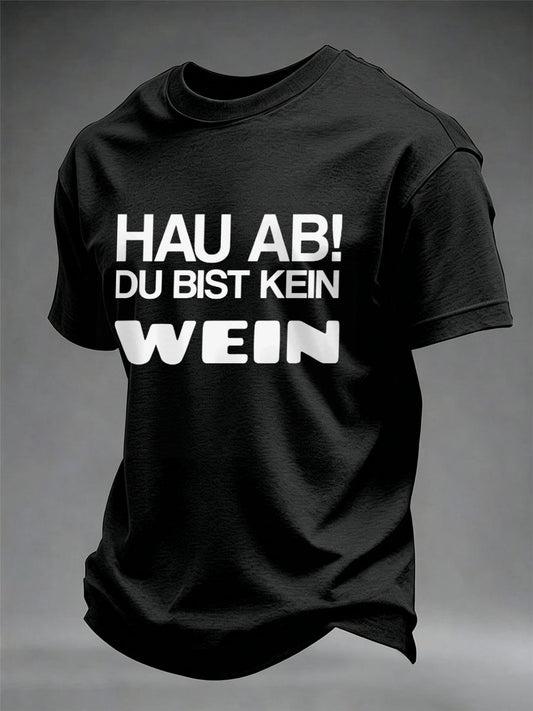 Men's Glühwein Print Short Sleeve T-shirt