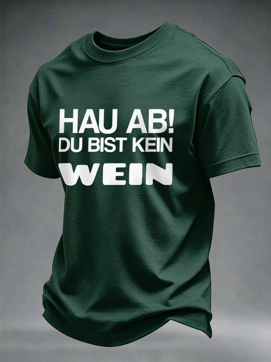 Men's Glühwein Print Short Sleeve T-shirt