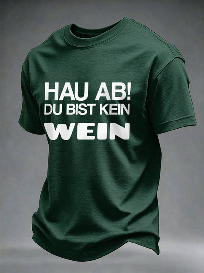 Men's Glühwein Print Short Sleeve T-shirt