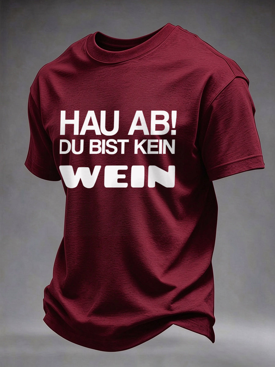 Men's Glühwein Print Short Sleeve T-shirt