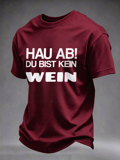 Men's Glühwein Print Short Sleeve T-shirt