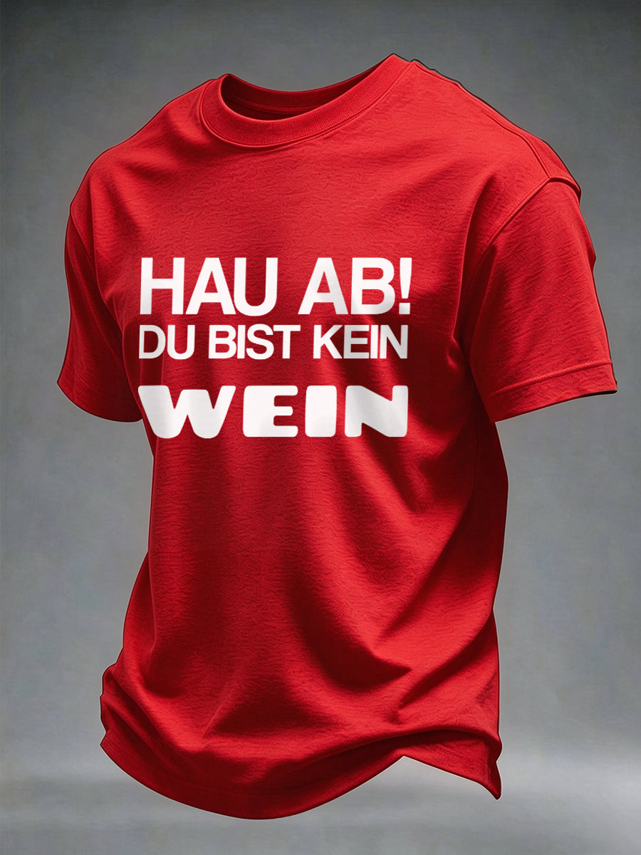 Men's Glühwein Print Short Sleeve T-shirt