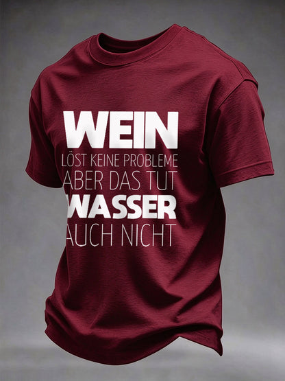 Men's Glühwein Print Short Sleeve T-shirt