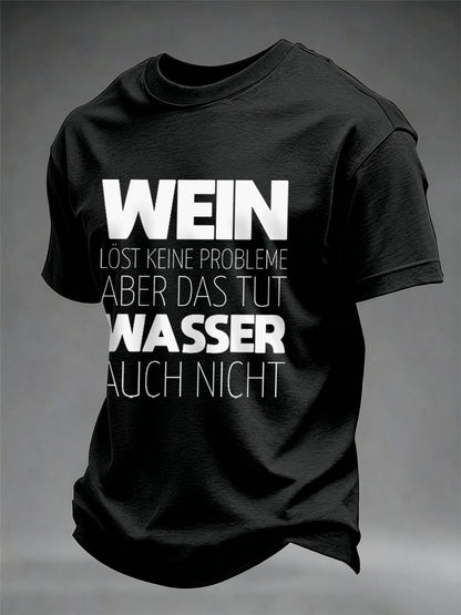 Men's Glühwein Print Short Sleeve T-shirt