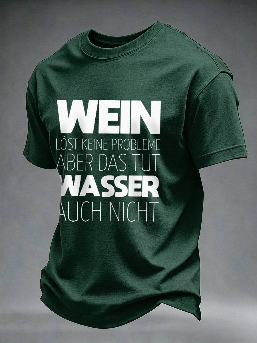 Men's Glühwein Print Short Sleeve T-shirt
