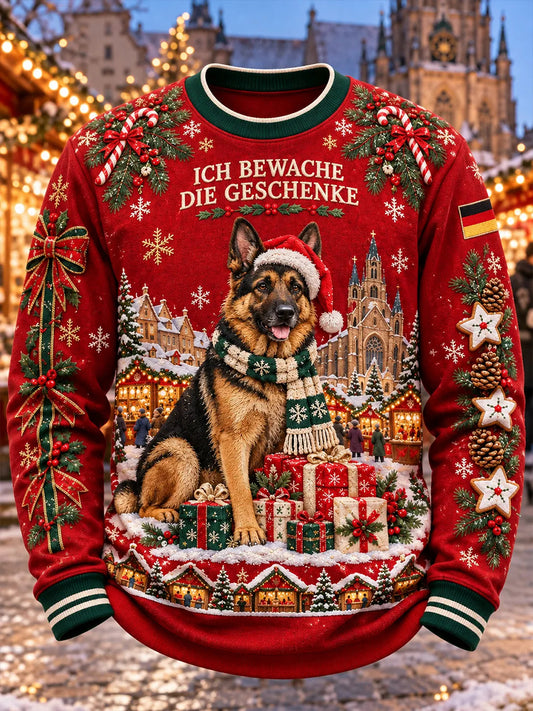 Men's Christmas Print CrewNeck Sweatshirt
