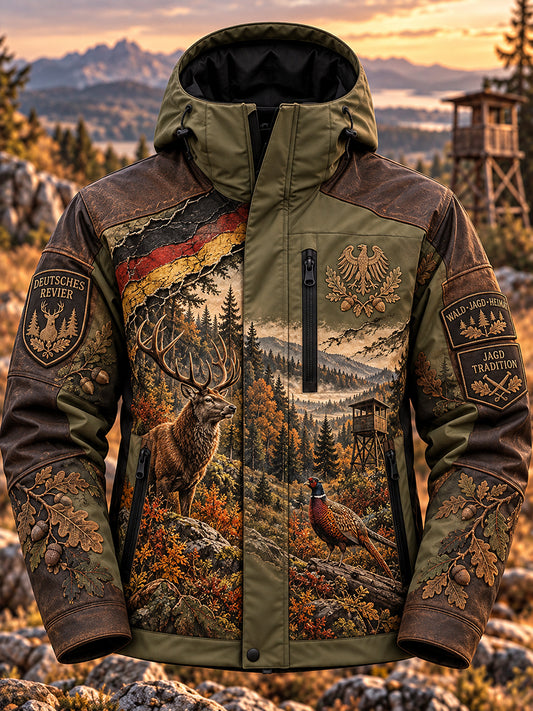 Men’S Hunting Season Commemorative Graphic Shell Jacket
