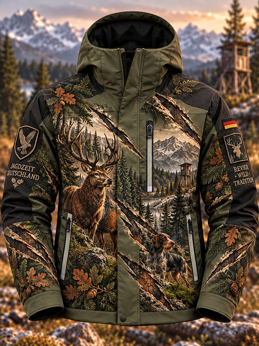 Men’S Hunting Season Commemorative Graphic Shell Jacket